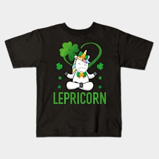 s s HapSt Patricks Day Unicorn Lepricorn C Kids T-Shirt